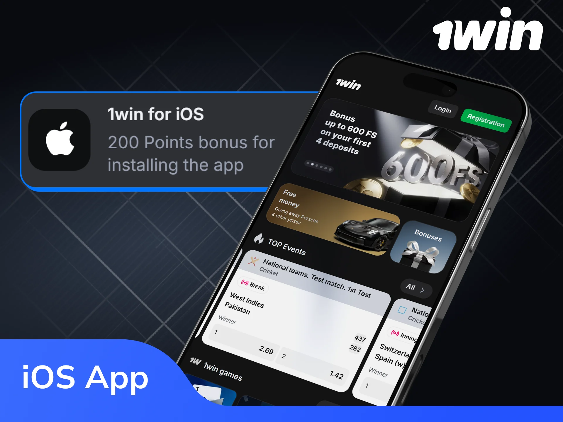1win iOS App download from Apple App Store